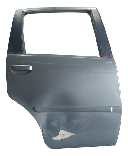 Porta Traseira Direita Original Idea 2005 C/ Detalhe Usada Traseira Direita Prateado - Imagem 3