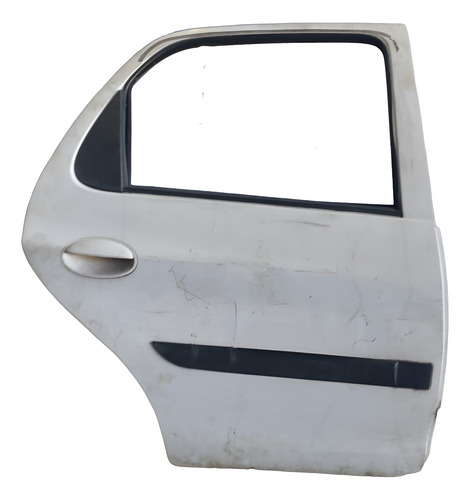 Porta Traseira Direita Original Celta 2010 Usada Traseira Direita Branco