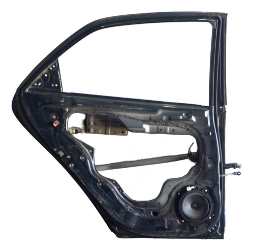 Porta Traseira Esquerda Original Cerato 2010 Usada Traseira Esquerda Preto - Imagem 2