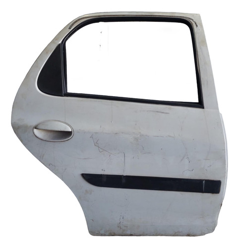 Porta Traseira Direita Original Celta 2010 Usada Traseira Direita Branco - Imagem 3