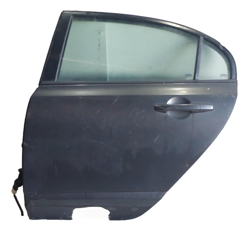Porta Traseira Esquerda Original Civic G8 2008-2012 Usada Traseira Esquerda Preto - Imagem 3