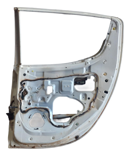 Porta Traseira Direita Original L200 Triton 2008 2016 Usada Traseira Direita Branco - Imagem 2