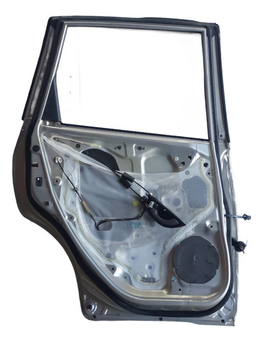 Porta Traseira Esquerda Original Fit 2010 Usada Traseira Esquerda Prateado - Imagem 2