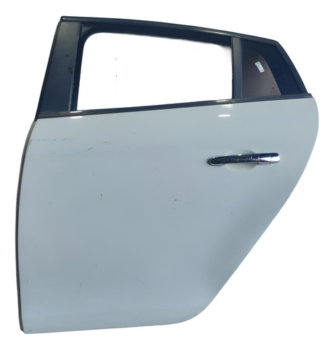 Porta Traseira Esquerda Original Bravo 2010 Usada Traseira Esquerda Branco