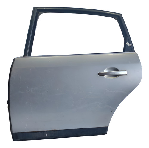 Porta Traseira Esquerda Original C4 Pallas 2008 Usada Traseira Esquerda Prateado