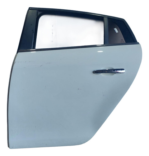 Porta Traseira Esquerda Original Bravo 2010 Usada Traseira Esquerda Branco - Imagem 3