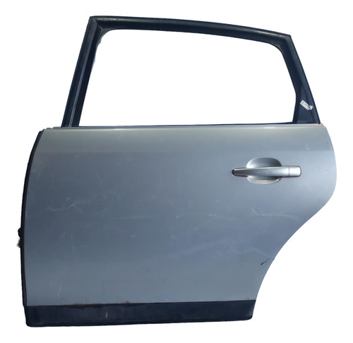 Porta Traseira Esquerda Original C4 Pallas 2008 Usada Traseira Esquerda Prateado - Imagem 3