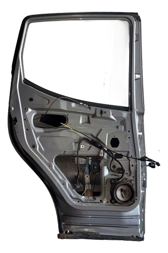 Porta Traseira Esquerda Mercedes Benz Classe A 2005 Usada Traseira Esquerda Prateado - Imagem 2