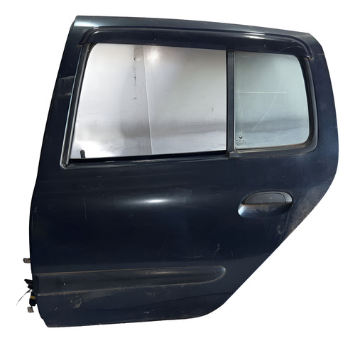 Porta Traseira Esquerda Clio Sedan 4p 2005 Usada Traseira Esquerda Preto