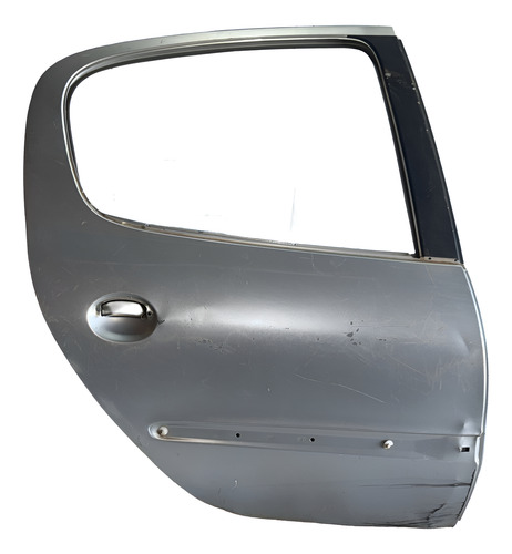 Porta Traseira Direita Peugeot 206 2005 C/ Detalhe Usada Traseira Direita Prateado