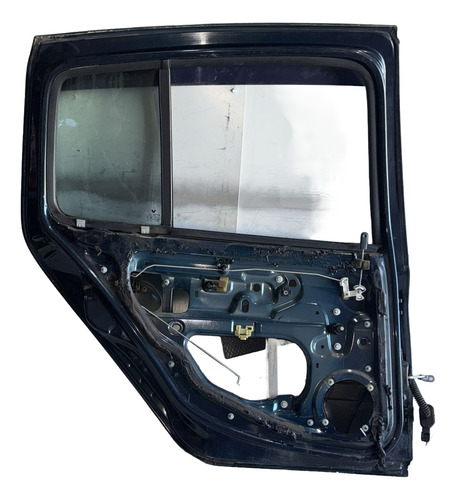 Porta Traseira Esquerda Clio Sedan 4p 2005 Usada Traseira Esquerda Preto - Imagem 2