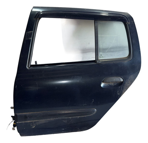 Porta Traseira Esquerda Clio Sedan 4p 2005 Usada Traseira Esquerda Preto - Imagem 3