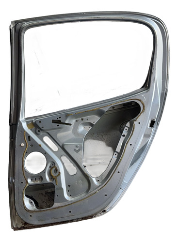 Porta Traseira Direita Peugeot 206 2005 C/ Detalhe Usada Traseira Direita Prateado - Imagem 4