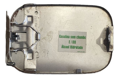 Portinhola Tanque Original Sandero 2008 A 2012 Usada Prateado - Imagem 2