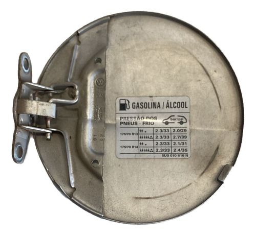 Portinhola Tanque Combustível Orig. Gol Voyage G5 2016 Usada - Prateado - Imagem 2