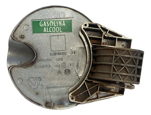 Portinhola Tanque Combustível Original C3 2008 A 2012 Usada Prateado - Imagem 2