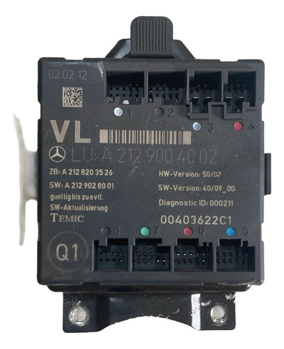 Módulo Porta Dianteiro Esquerdo C180 2011 12 Original Usada - Imagem 3