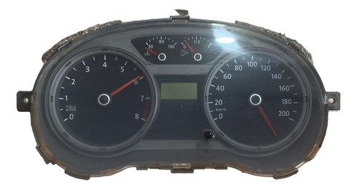 Painel Instrumento Orig. Gol G5 Saveiro Voyage 09-13 Usada Preto - Imagem 3