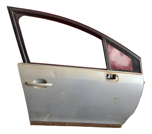 Porta C4 Pallas Lado Direita 2010 Usada Dianteira Direita Prateado