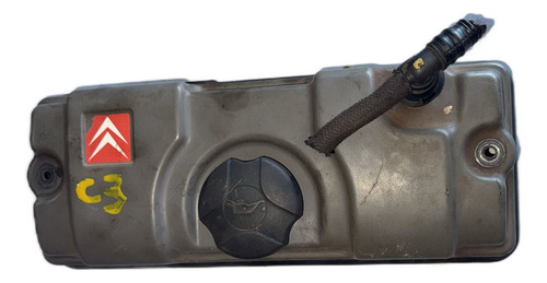 Tampa De Válvulas Original C3 1.4 8v 2003 A 2012 Usada Preto - Imagem 3