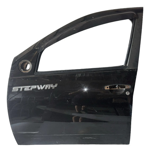 Porta Sandero 2011 Dianteiro Esquerda Dianteira Esquerdo Preto - Imagem 1