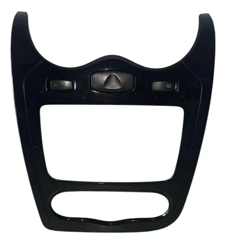 Moldura Som Sandero 2011 Stepway Preto