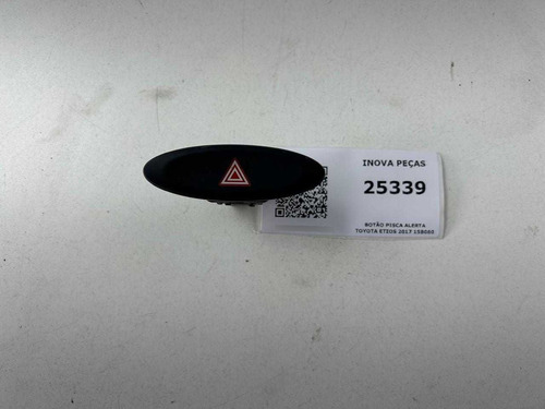 Botão Pisca Alerta Toyota Etios 2017 15b060 Preto