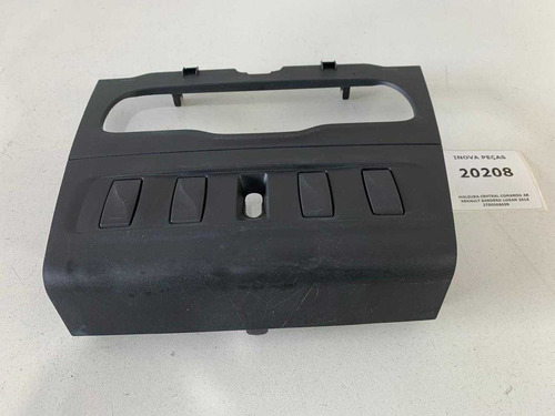 Moldura Central Comando Ar Renault Sandero Logan 2018 