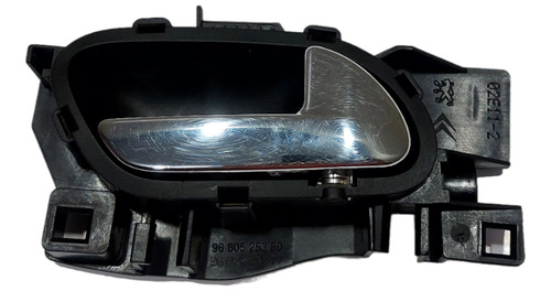 Maçaneta Interna Porta Direita Peugeot 408 Original Preto