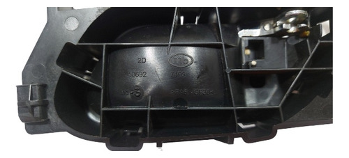 Maçaneta Interna Porta Direita Peugeot 408 Original Preto - Imagem 3