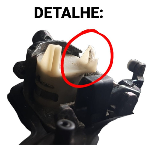 Maçaneta Porta Dianteira Esquerda Fiat Doblo Com Detalhe - Imagem 2