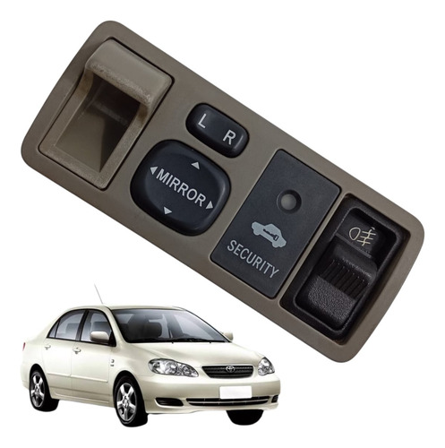 Botão Comando Retrovisor Original Toyota Corolla 02/07