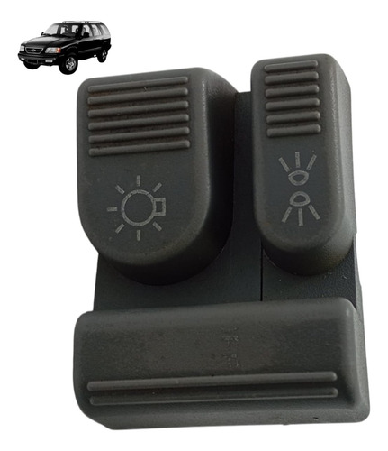 Botão Interruptor Luz Farol Orig Gm Blazer S10 1995 À 2001