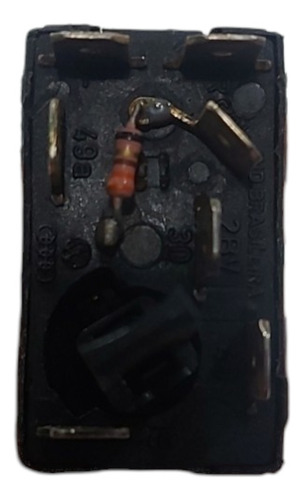 Botão Pisca Alerta Interruptor Vw Gol Parati 1987 A 1995 Preto - Imagem 2