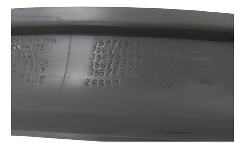 Moldura Original Gm Porta Traseira Esquerda S10 Blazer - Imagem 4