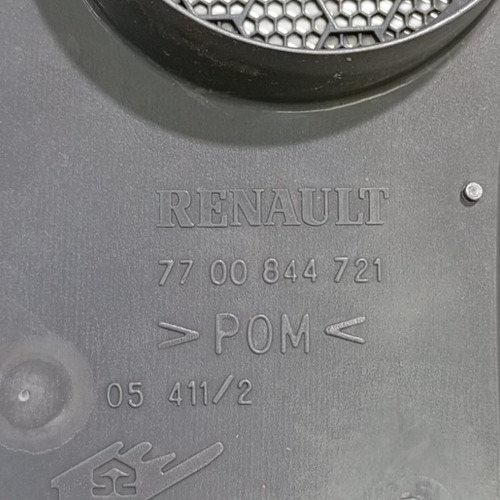 Tela Alto Falante Painel Lado Direito Renault Scenic  03a12 Cinza - Imagem 2