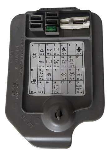 Tampa Caixa Fusível Painel Original Gm S10 Blazer 95 A 00 - Imagem 2