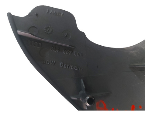 Moldura Interna Retrovisor Direito Original Audi A3 97 A 07 Preto - Imagem 5