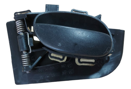 Maçaneta Interna Esquerda Peugeot 206 207 Sw 1998 A 2014 Preto