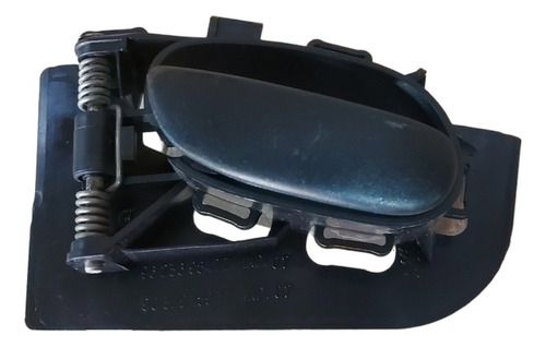 Maçaneta Interna Diant Tras Esquerda Peugeot 206 207 98 A 14 Preto - Imagem 6