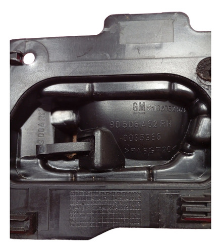 Maçaneta Gm Vectra 97 À 05 Traseira Interna Lado Direito   Preto - Imagem 4