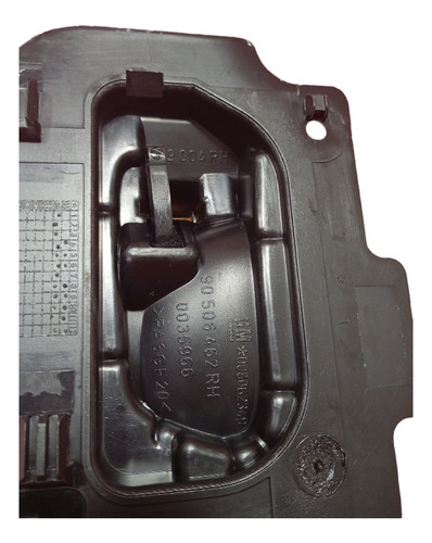 Maçaneta Interna Traseira Direita Gm Vectra Original 97 À 05 Preto - Imagem 6