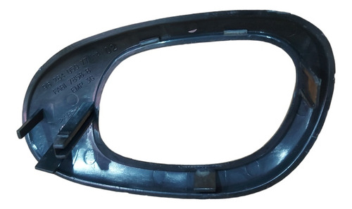 Moldura Maçaneta Interna Esquerda Peugeot 206 207 2006a2013 Cinza - Imagem 2