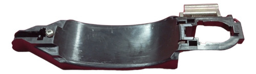 Corpo Base Moldura Traseira Esquerda Pálio / Strada / Siena - Preto - Imagem 2