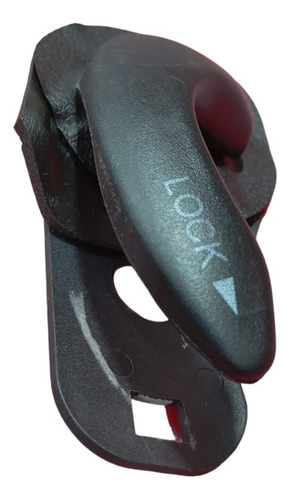 Maçaneta Interna Porta Tras Esquerda Palio Weekend 98 À 10  Preto - Imagem 2