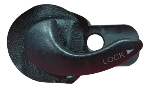 Maçaneta Interna Porta Tras Esquerda Palio Weekend 98 À 10  Preto - Imagem 5