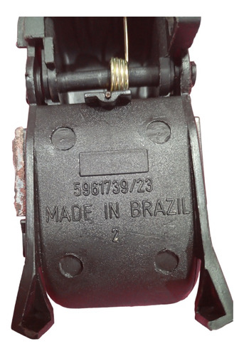 Maçaneta Interna Dianteira Esquerda Fiat Uno 1984 A 1994  - Preto - Imagem 4