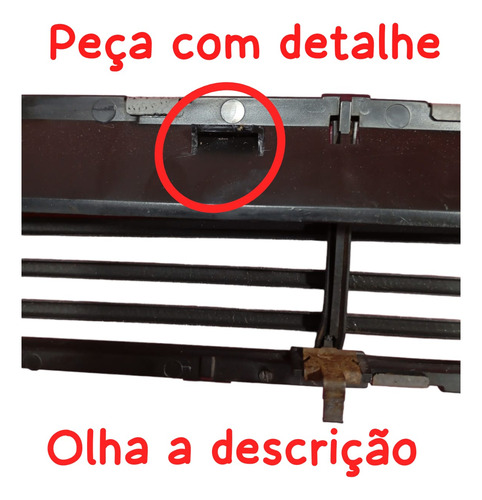 Grade Superior Painel Gm Blazer / S10 1997 À 2000 C/ Detalhe Cinza - Imagem 6