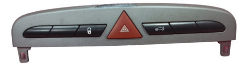 Moldura Botão Pisca Alerta Trava Peugeot  12 À 16 C/ Detalhe