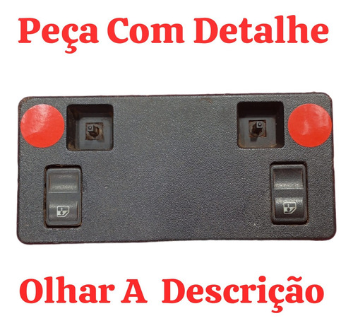 Moldura Botão Vidro Elétrico Gm Monza 1988à1996 2p C/detalhe - Imagem 9